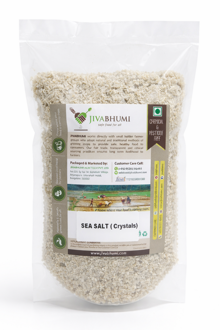 Natural - Sea Salt Crystals - Pure Seasoning – Jivabhumi