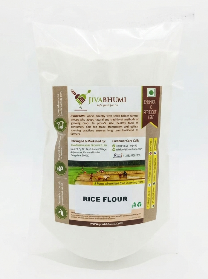 Rice Flour - Fresh | Jivabhumi Organic Rice Flour