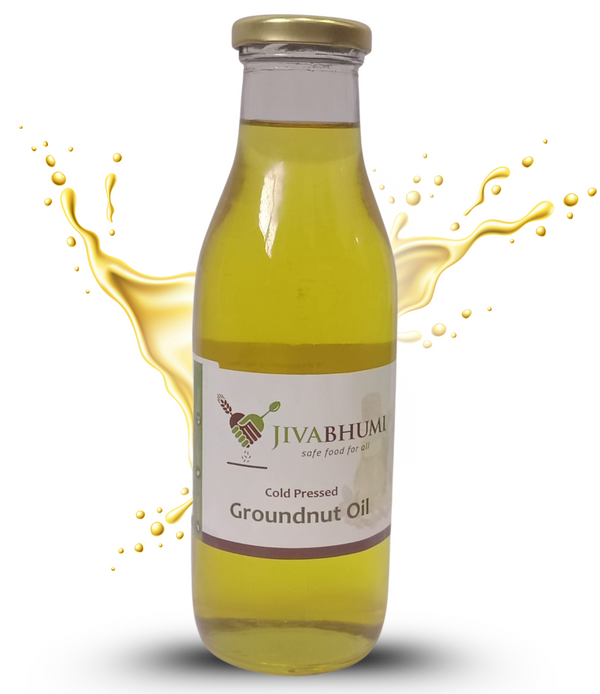 Groundnut Oil - Cold pressed- Glass Bottle