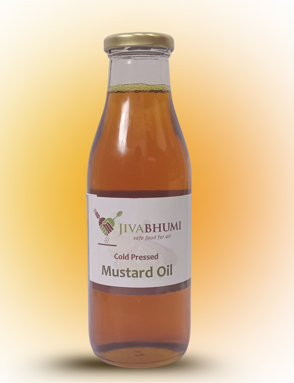 Mustard Oil - Cold pressed- Glass Bottle