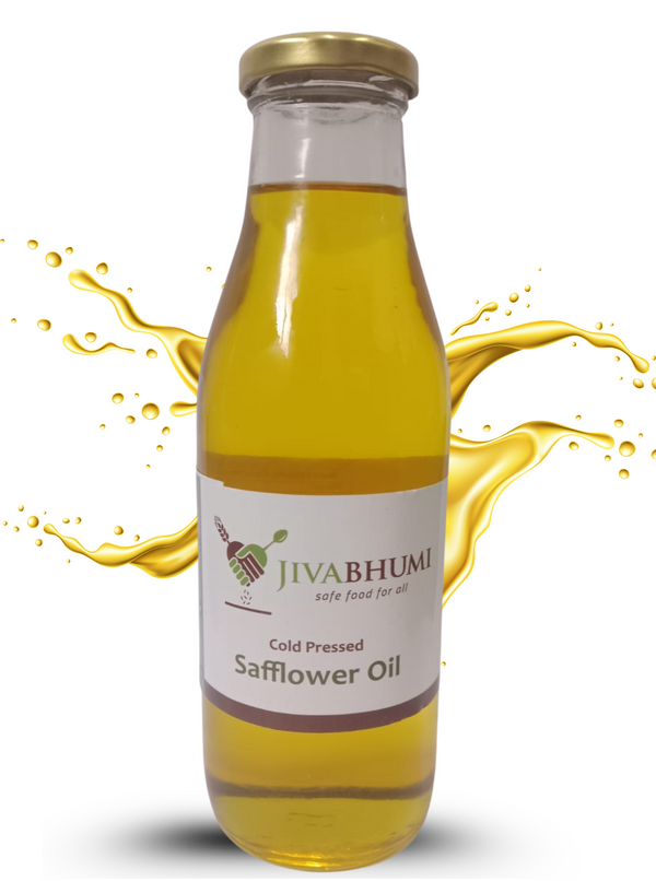 Safflower Oil (Kusube) Cold pressed Glass Bottle