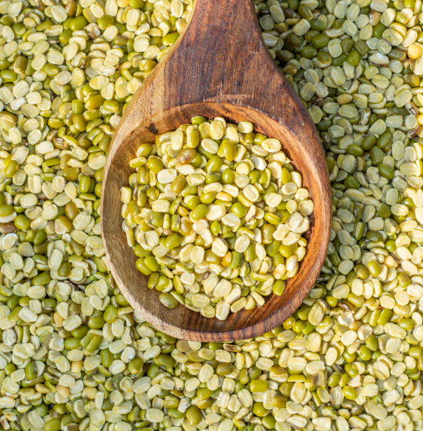 Organic  Green Gram (Moong) - Split (With Husk)