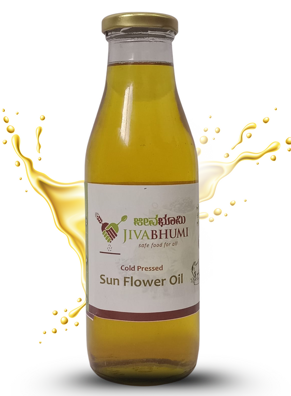 Sunflower Oil - Cold pressed- Glass Bottle