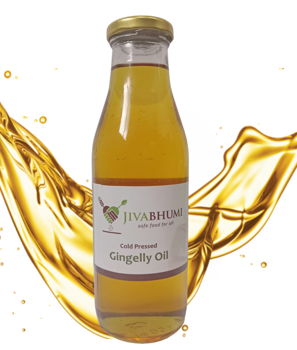 Gingelly Oil (Sesame) - Cold pressed- Glass Bottle